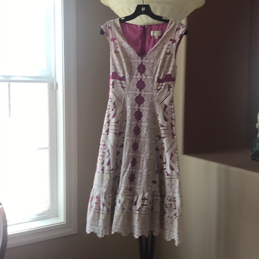 Beautiful Anthropologie purple lace/ mash dress